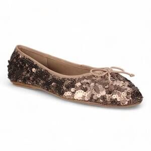 NEW LOVE RIO women's allegra flat shoes in copper